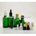 10ml empty round green glass e-liquid bottles empty green glass essential oil bottles with droppers